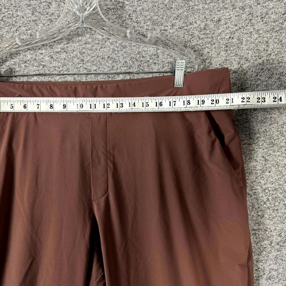 Athleta Women's Plus Size 22 Terracotta Red Polyester Brooklyn Ankle Pants - Picture 9 of 11